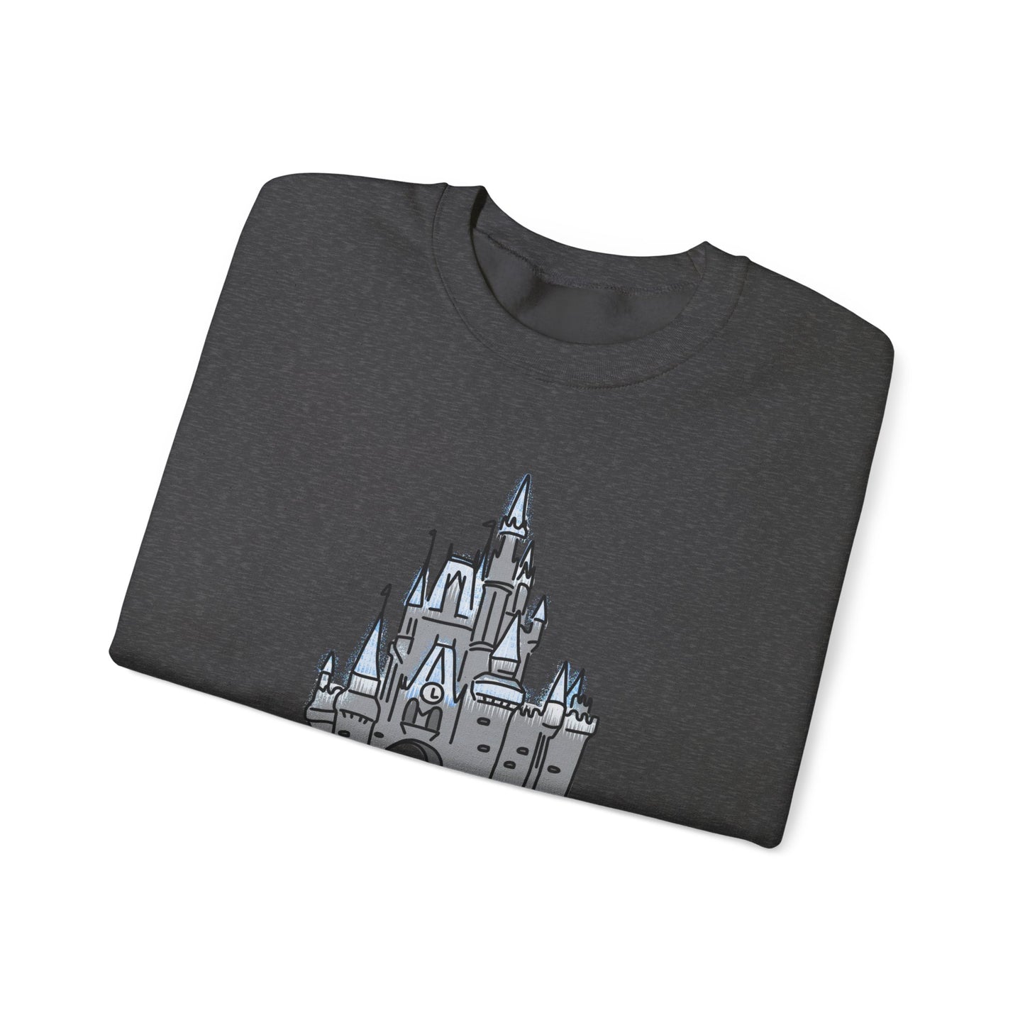 Dream Lights Castle Unisex Crewneck