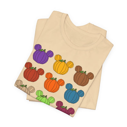 Colorful Pumpkins Unisex Tee