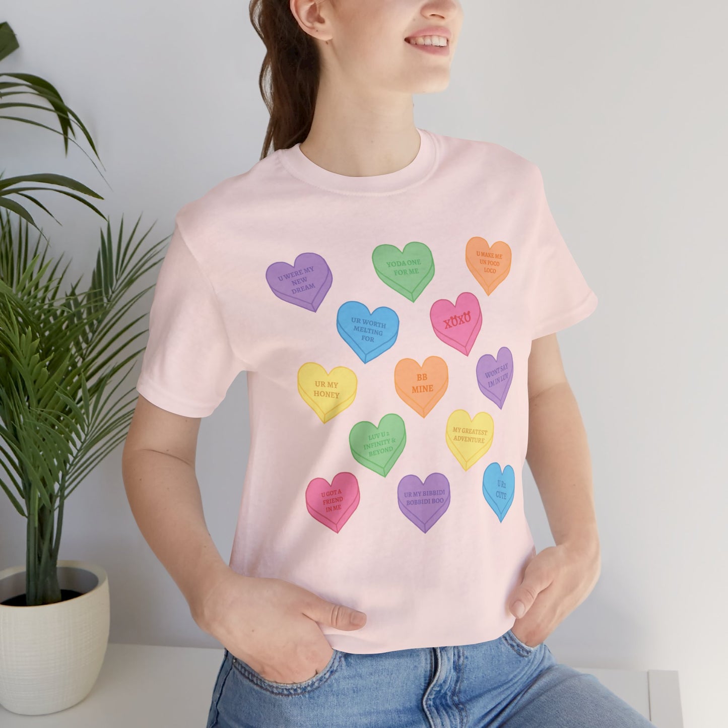 Conversation Hearts Unisex Tee