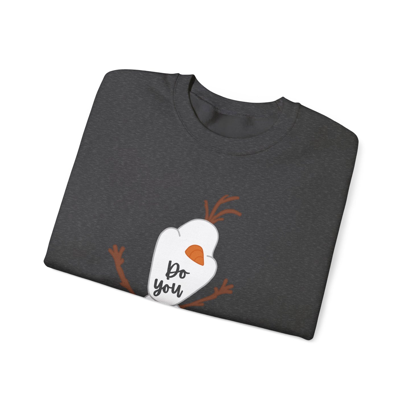 Happy Snowman Unisex Crewneck