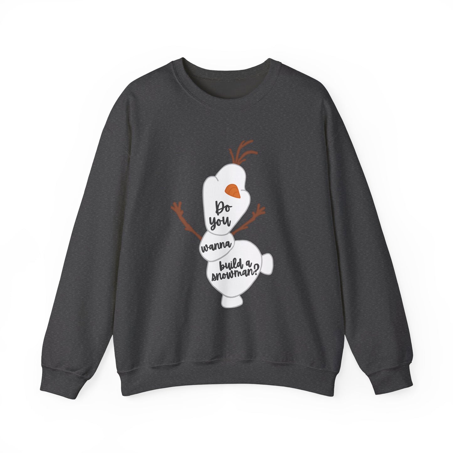 Happy Snowman Unisex Crewneck