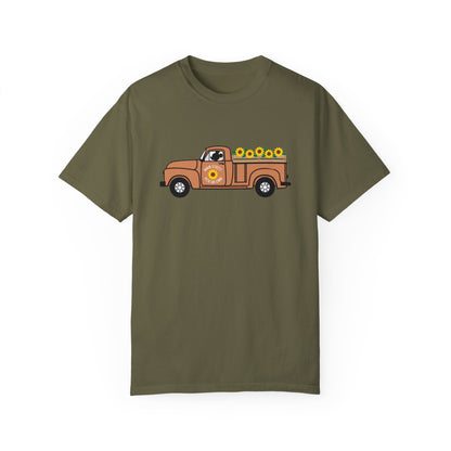 Sunflower Fields Comfort Colors Tee