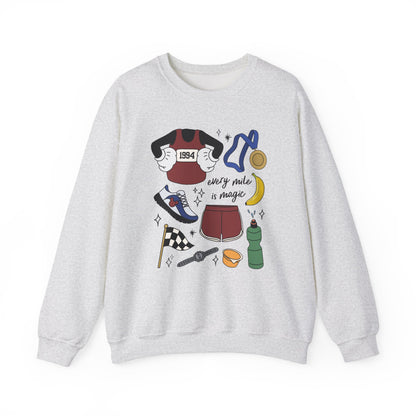 Race Day Flatlay Unisex Crewneck