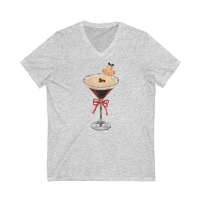 Merry Martini Women's V-Neck Tee