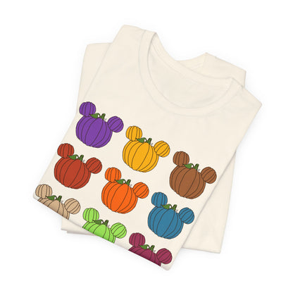 Colorful Pumpkins Unisex Tee