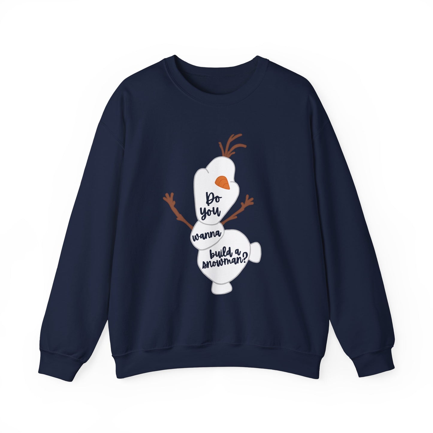 Happy Snowman Unisex Crewneck