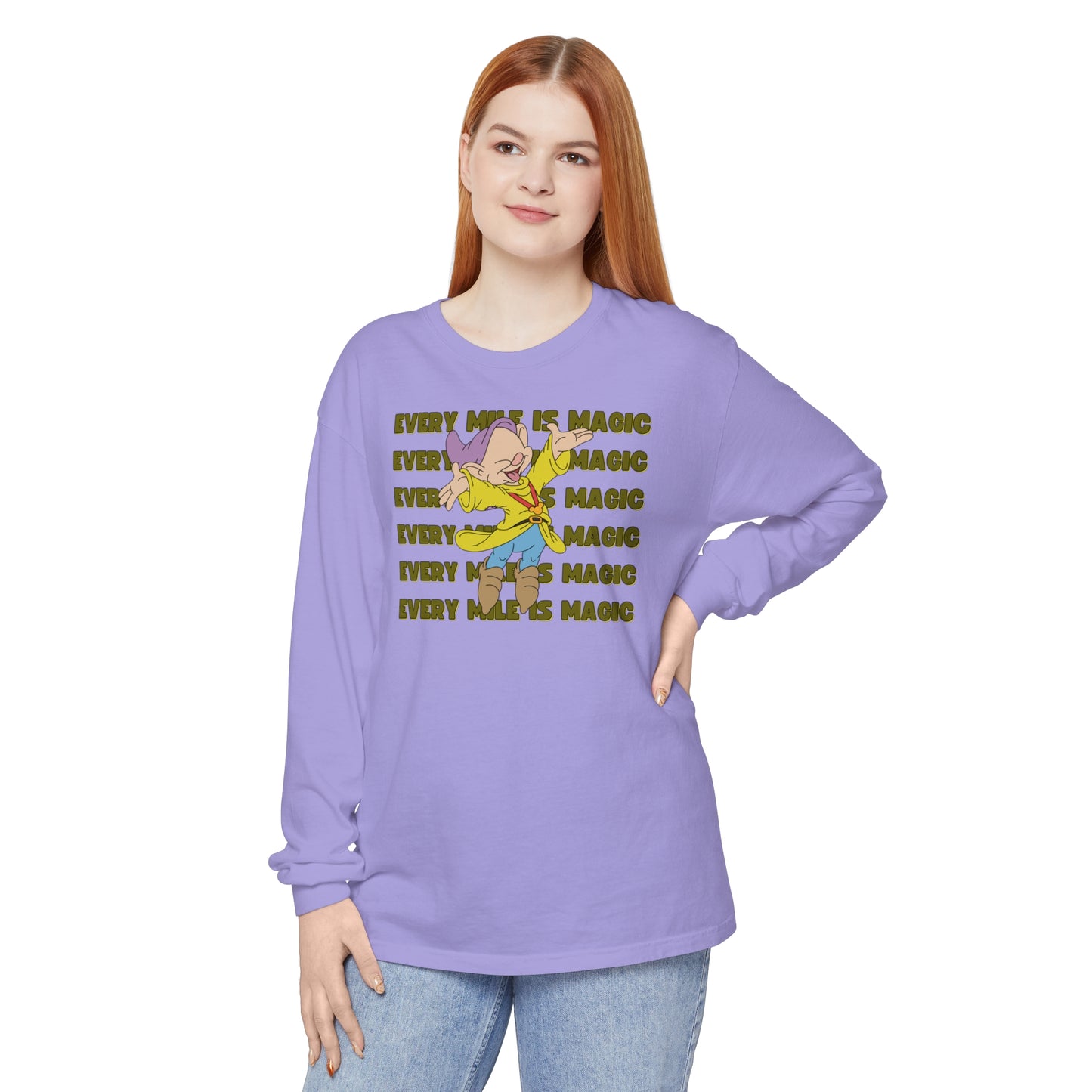 Dopey Miles Comfort Colors Long Sleeve