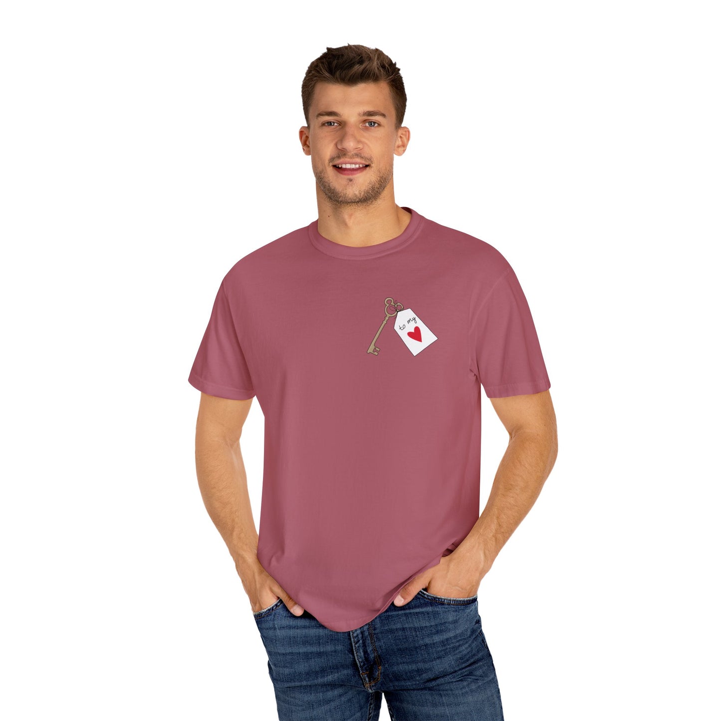 Key To My Heart Comfort Colors Tee