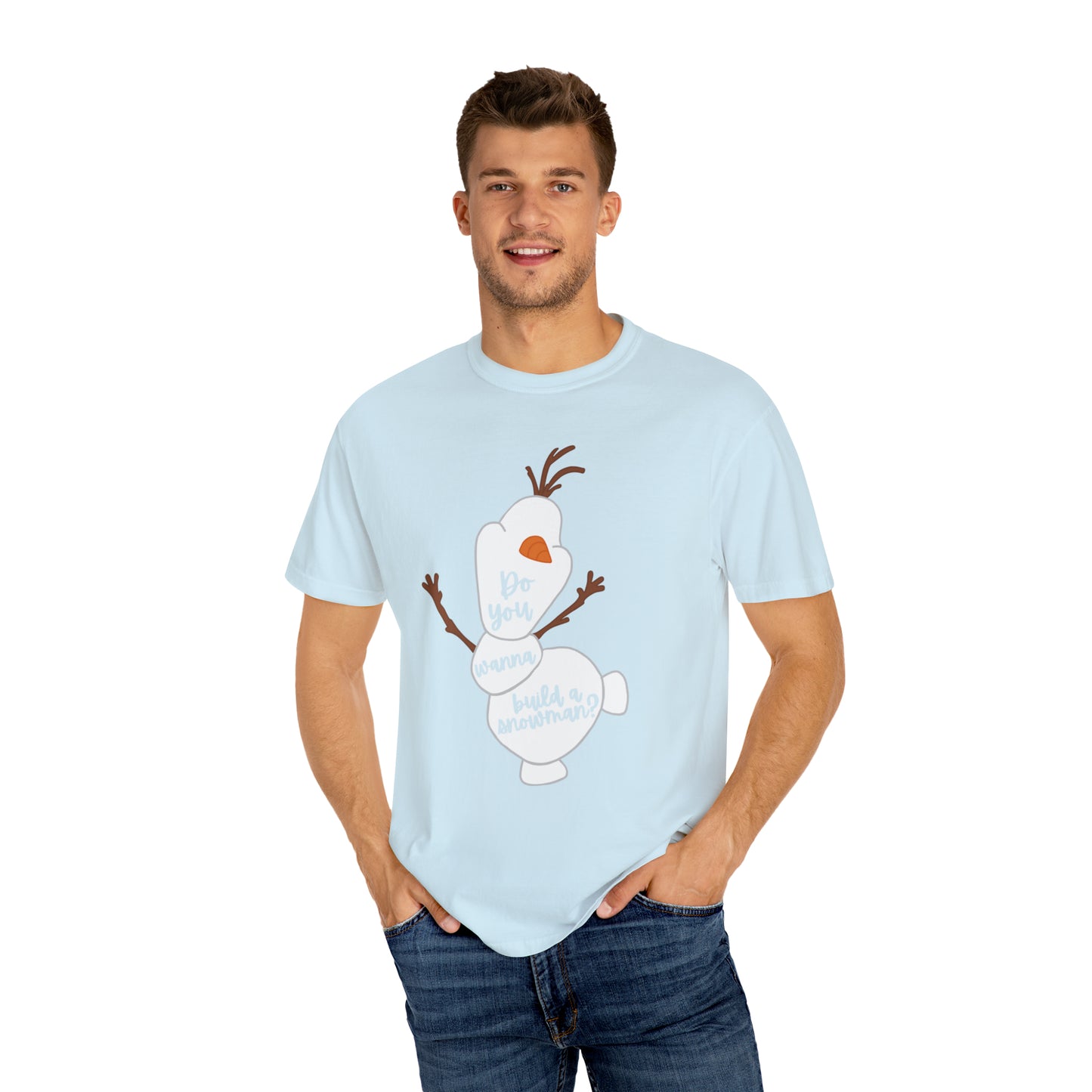 Happy Snowman Comfort Colors Tee