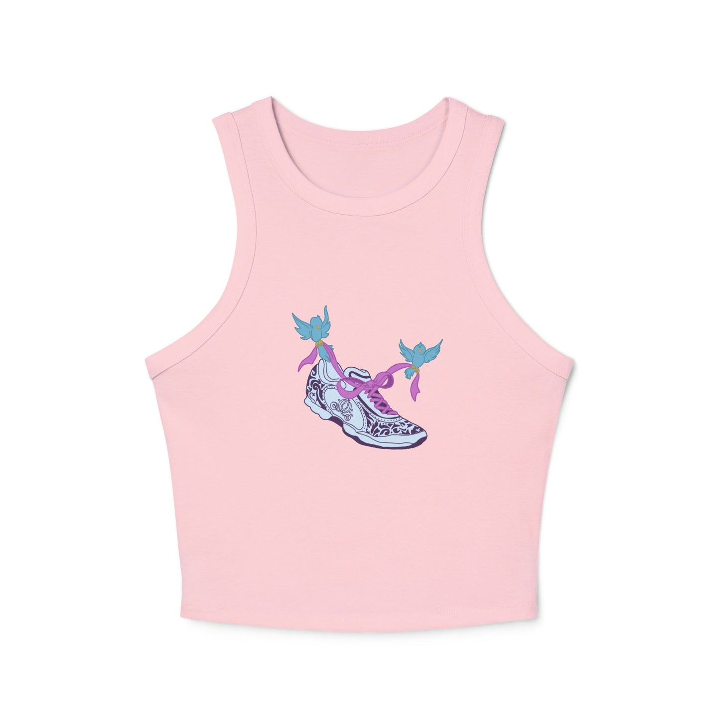 Glass Sneaker Ribbed Tank