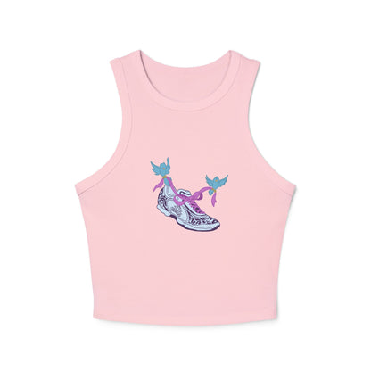 Glass Sneaker Ribbed Tank