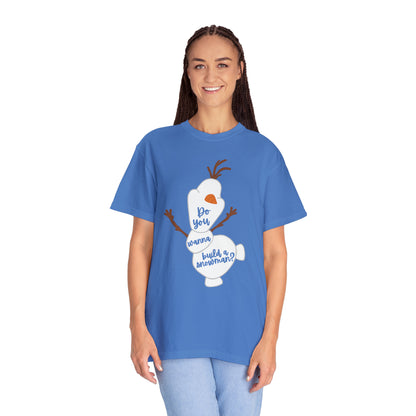 Happy Snowman Comfort Colors Tee