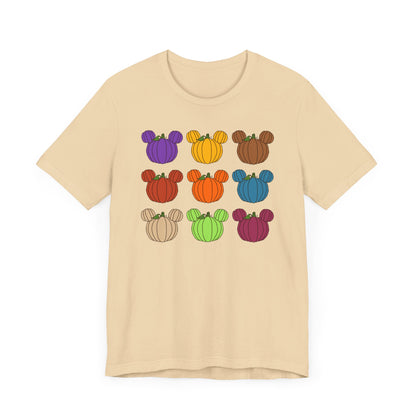 Colorful Pumpkins Unisex Tee
