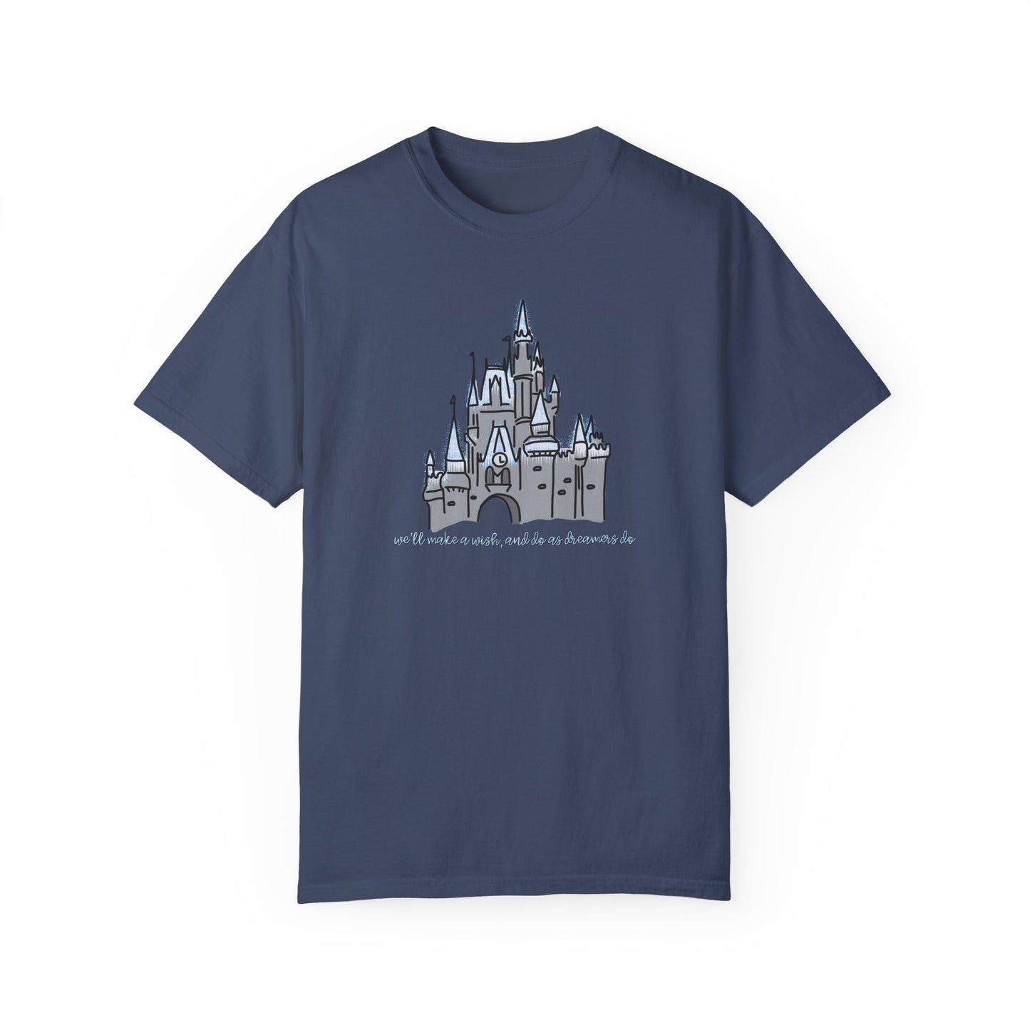 Dream Lights Castle Comfort Colors Tee