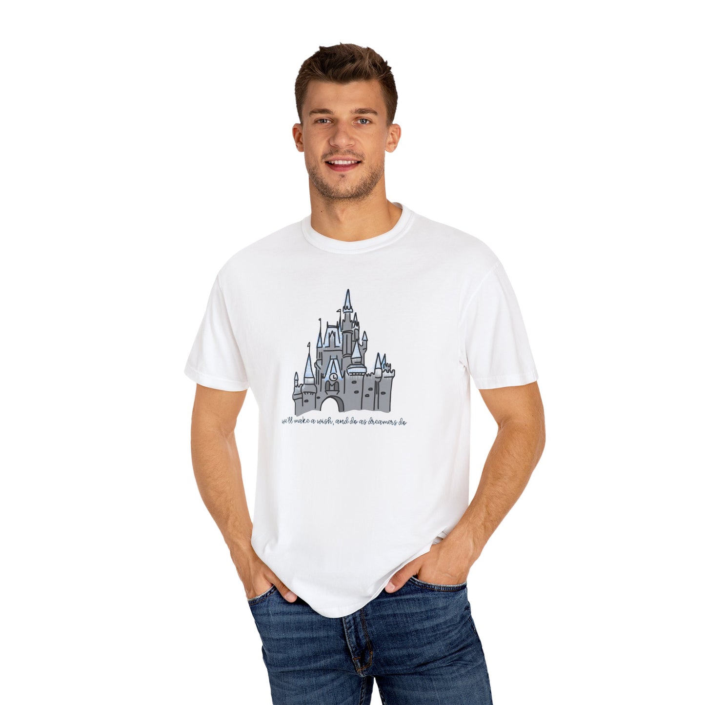 Dream Lights Castle Comfort Colors Tee