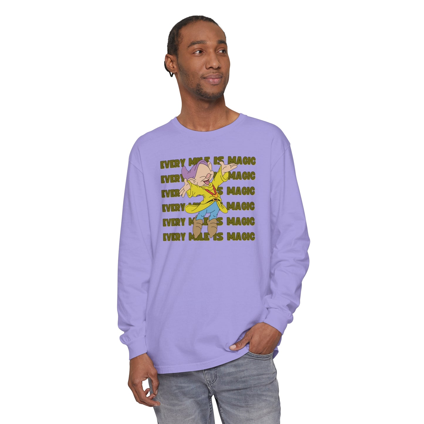 Dopey Miles Comfort Colors Long Sleeve