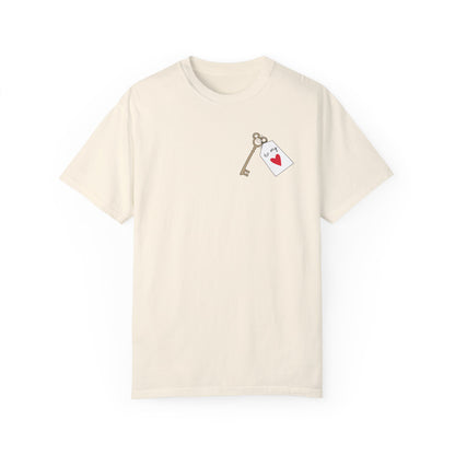 Key To My Heart Comfort Colors Tee