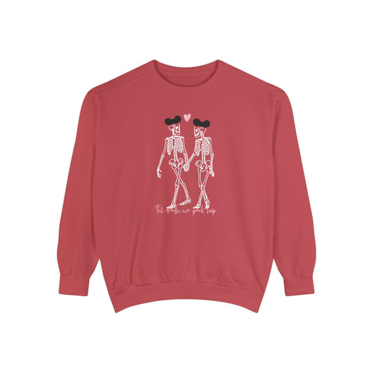 Til Death We Park Hop Comfort Colors Crewneck