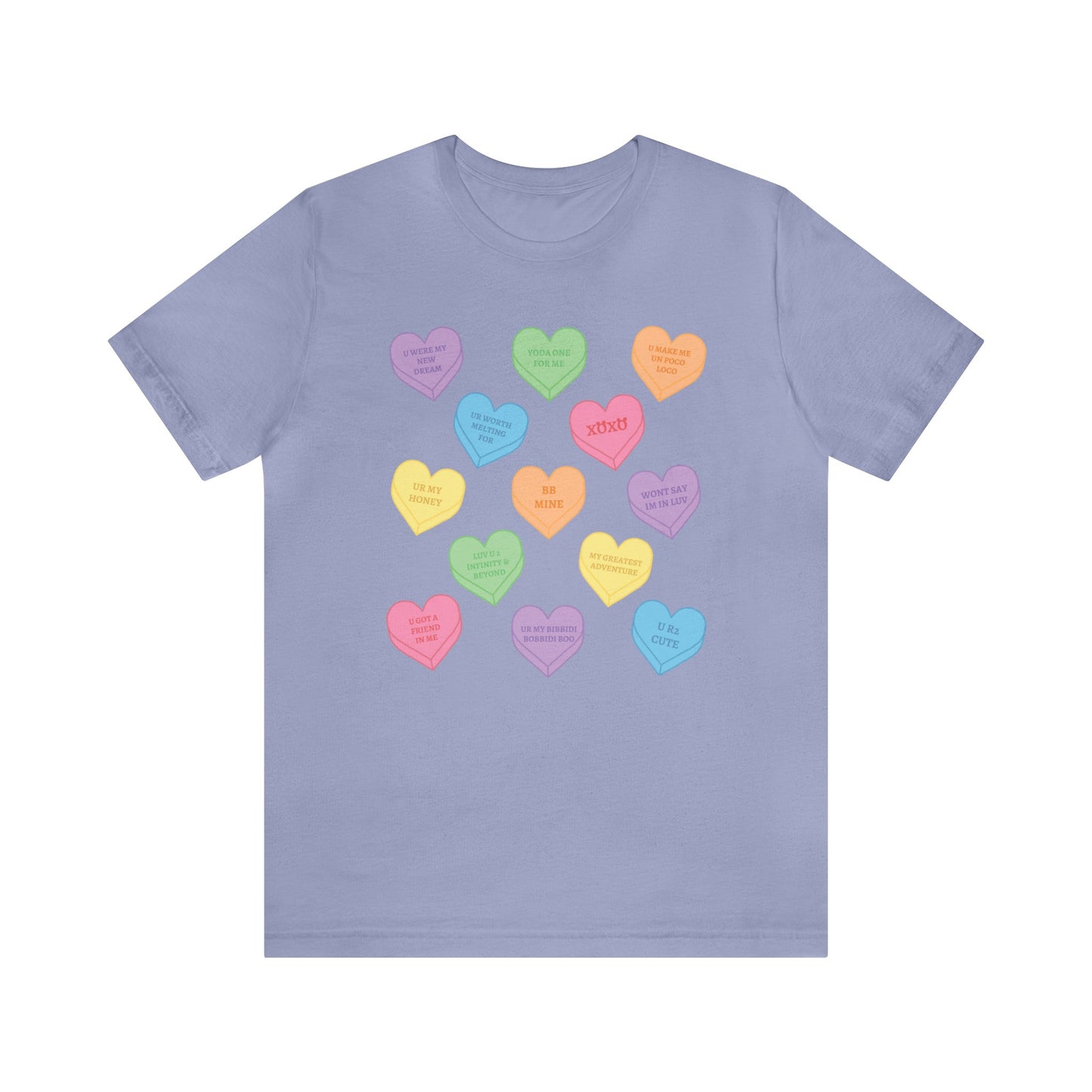 Conversation Hearts Unisex Tee