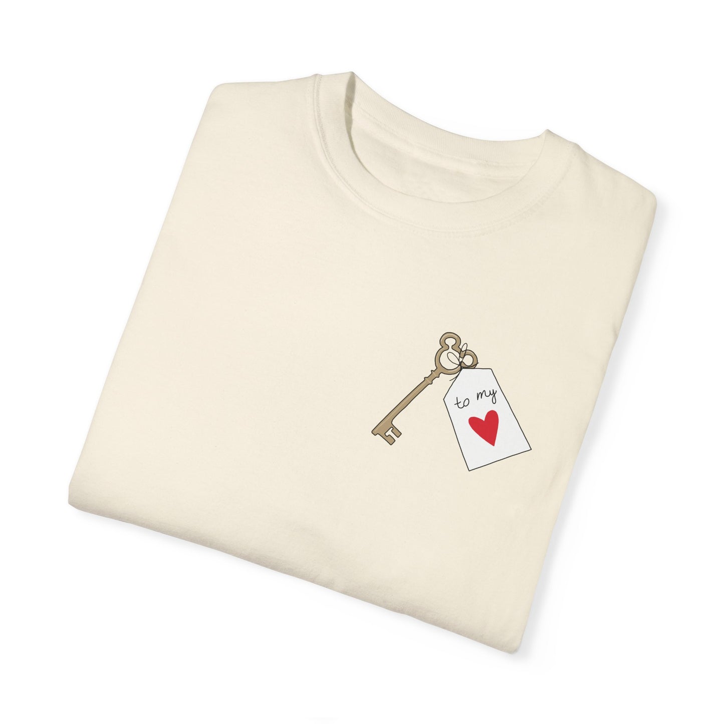 Key To My Heart Comfort Colors Tee