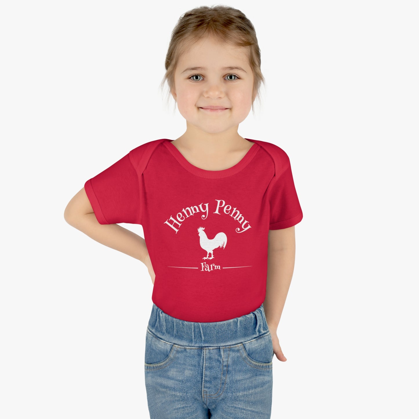 Henny Penny Farm Baby Onesie