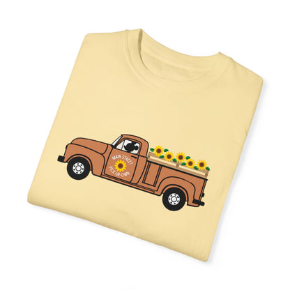 Sunflower Fields Comfort Colors Tee