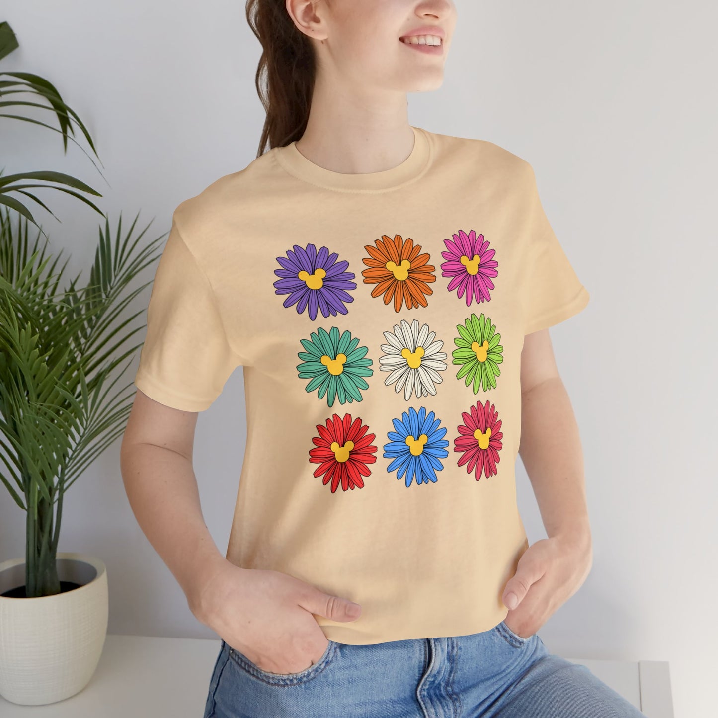 Colorful Flowers Unisex Tee