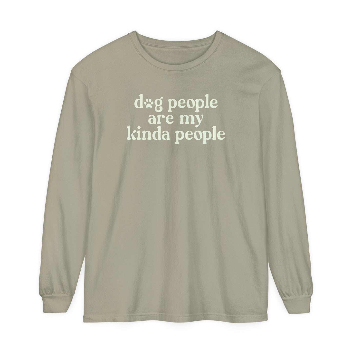 Dog People Comfort Colors Long Sleeve