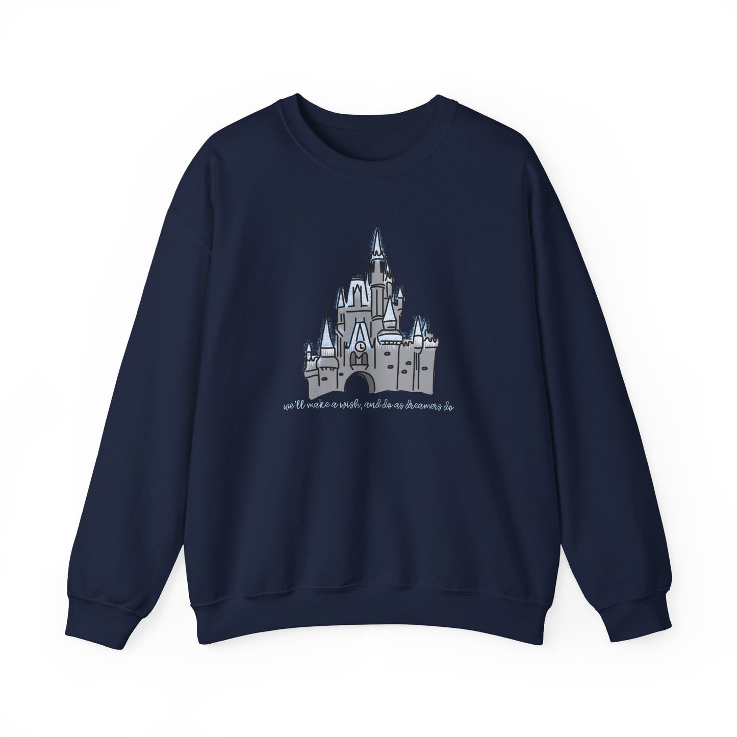 Dream Lights Castle Unisex Crewneck