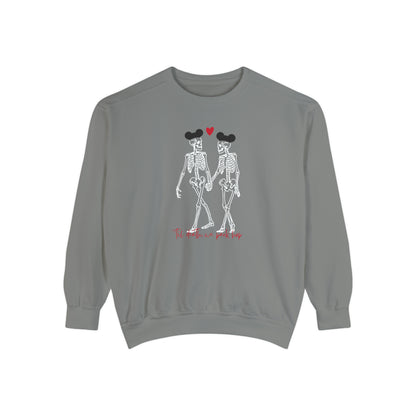 Til Death We Park Hop Comfort Colors Crewneck