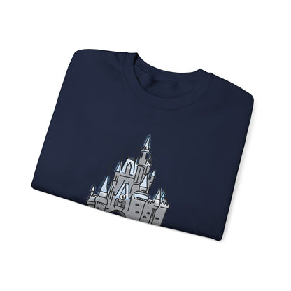 Dream Lights Castle Unisex Crewneck