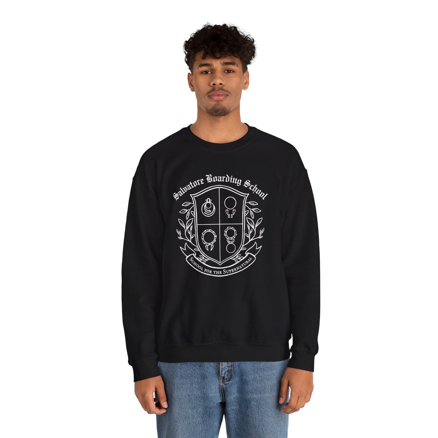 Supernatural School Gildan Crewneck