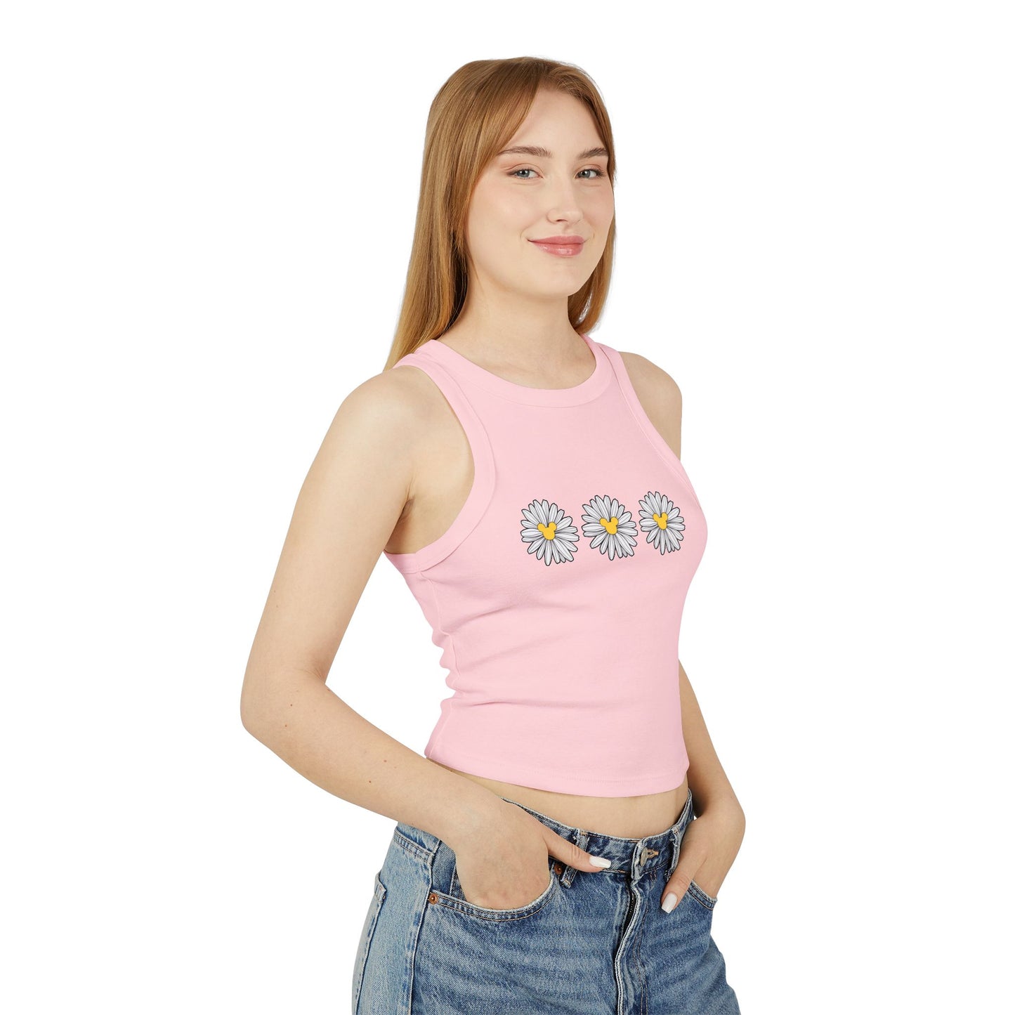 Magical Daisies Ribbed Tank