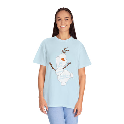 Happy Snowman Comfort Colors Tee