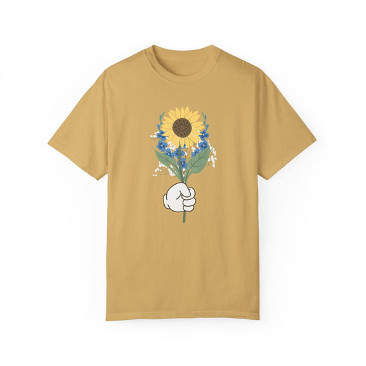 Blue Skies & Sunflowers Comfort Colors Tee