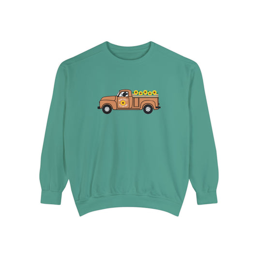 Sunflower Fields Comfort Colors Sweatshirt