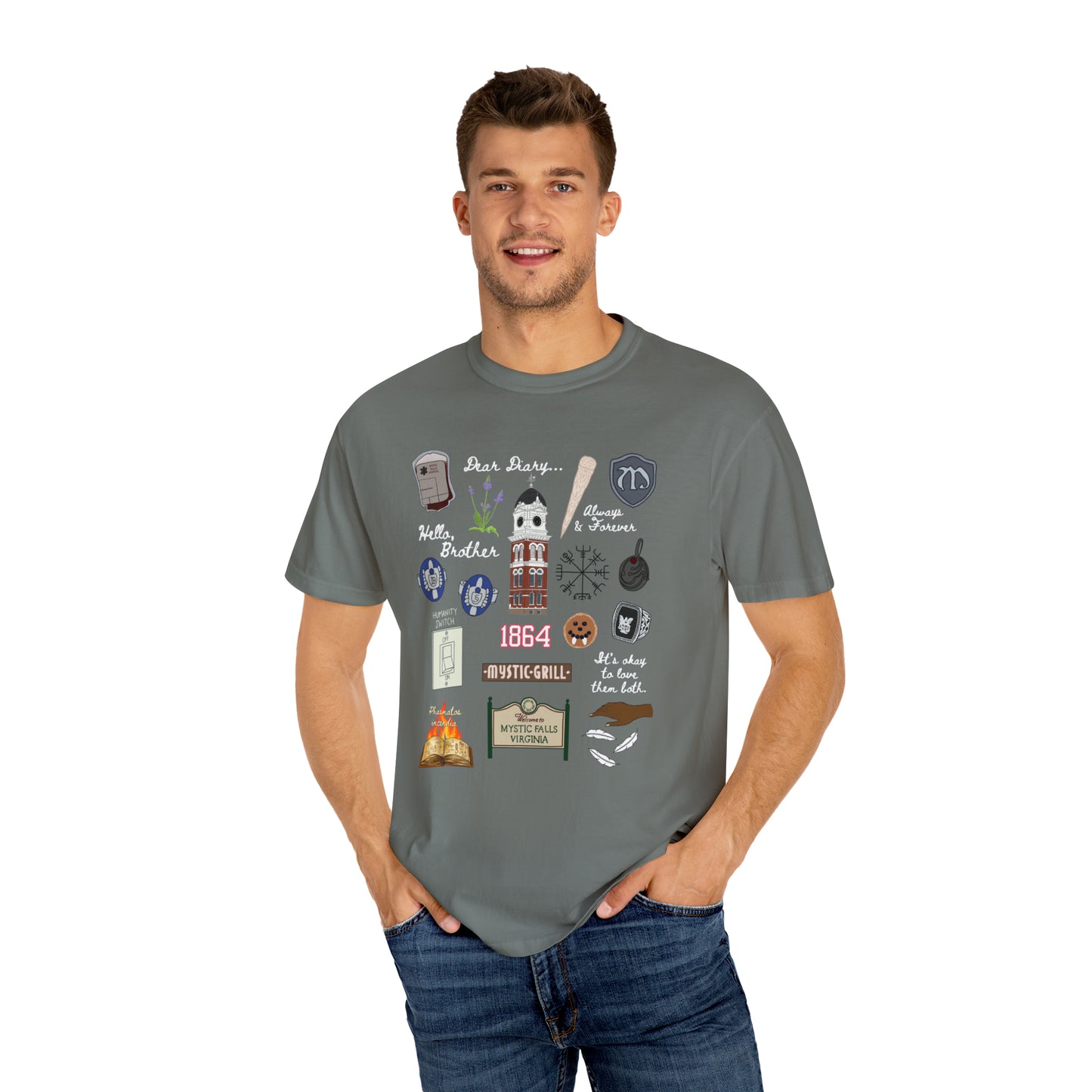 Vampire Doodles Comfort Colors Tee