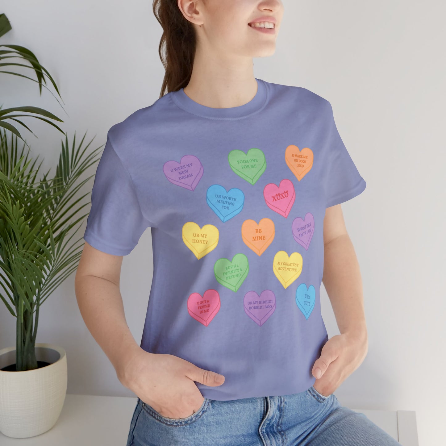 Conversation Hearts Unisex Tee