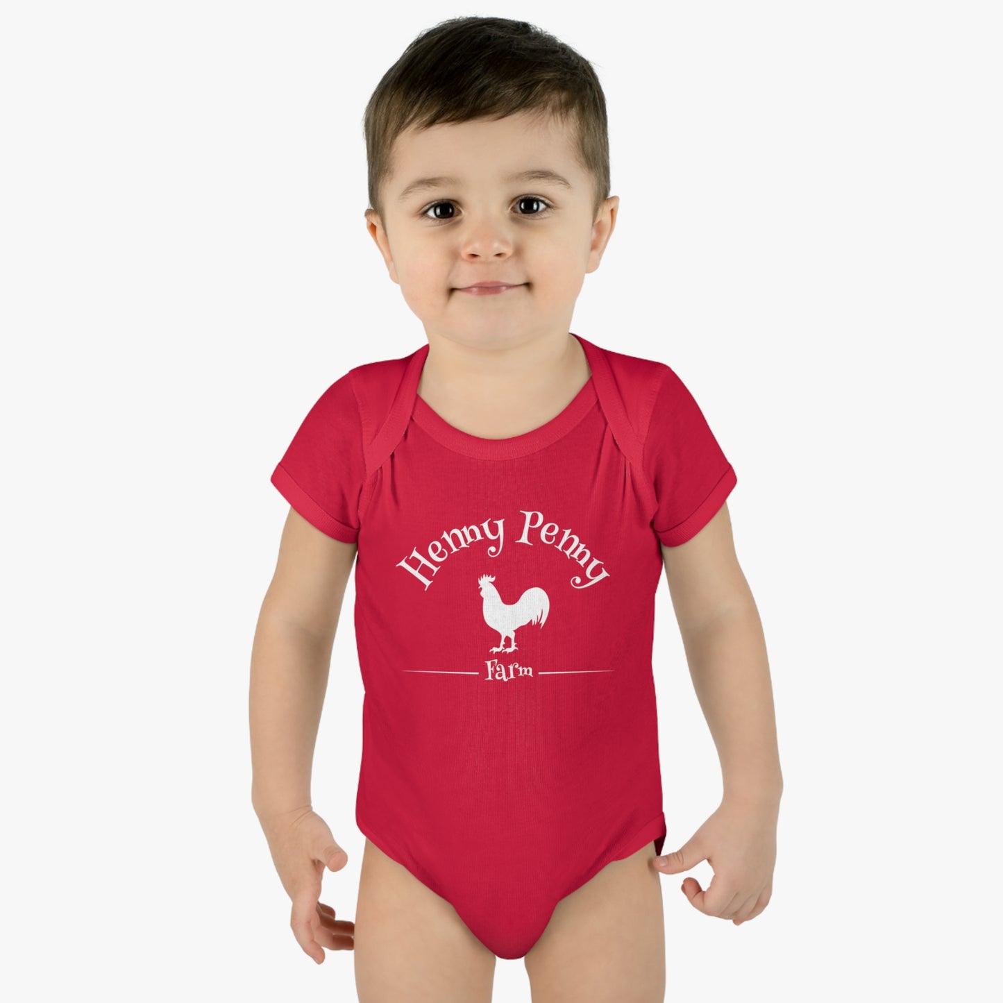 Henny Penny Farm Baby Onesie