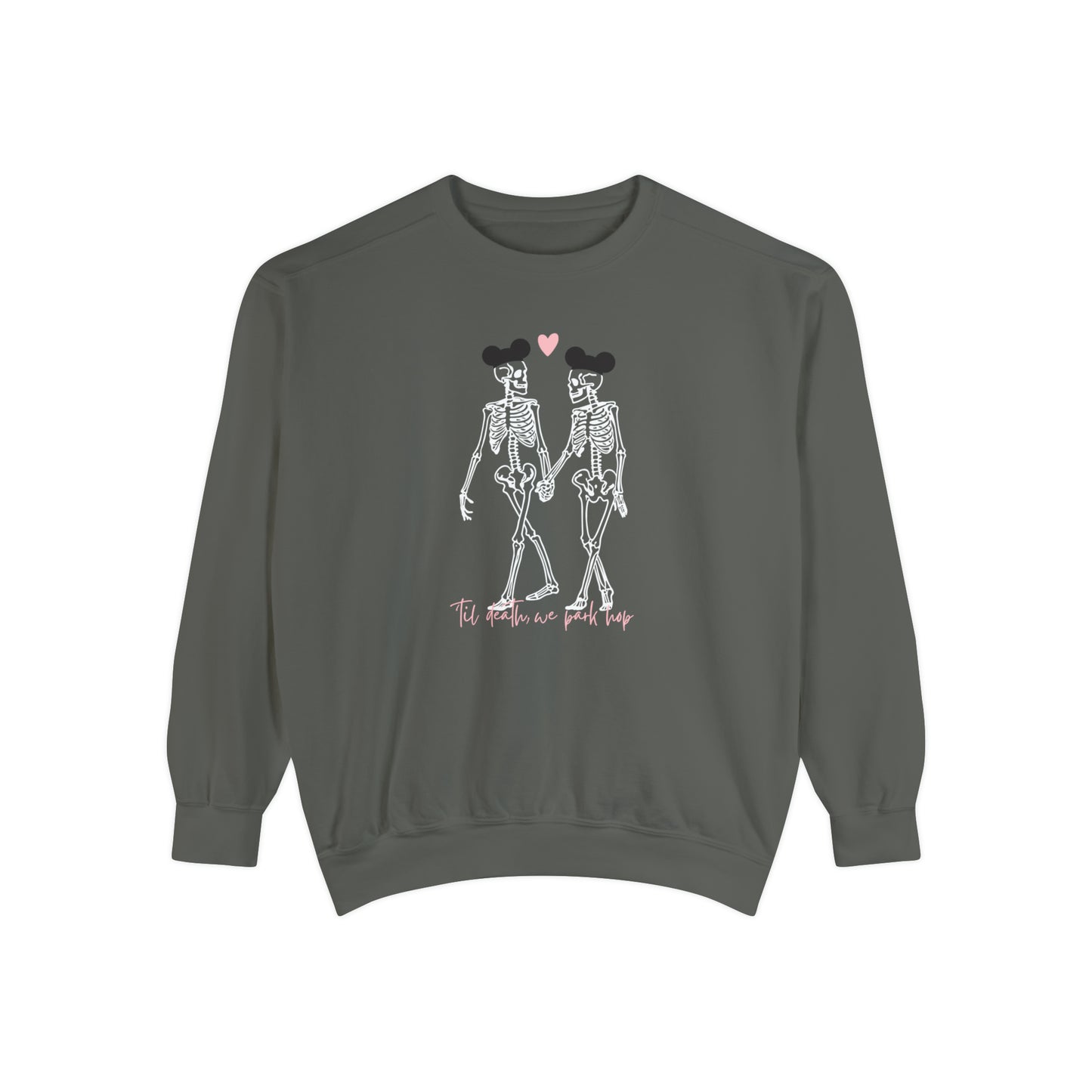 Til Death We Park Hop Comfort Colors Crewneck