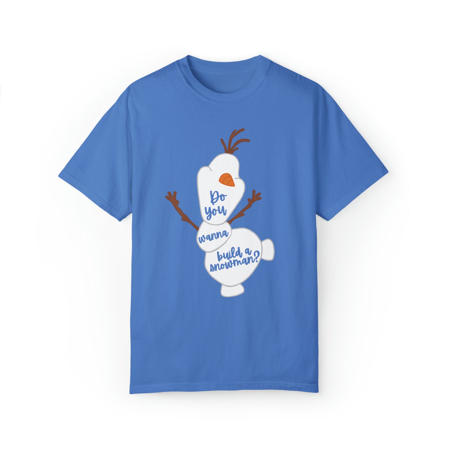 Happy Snowman Comfort Colors Tee