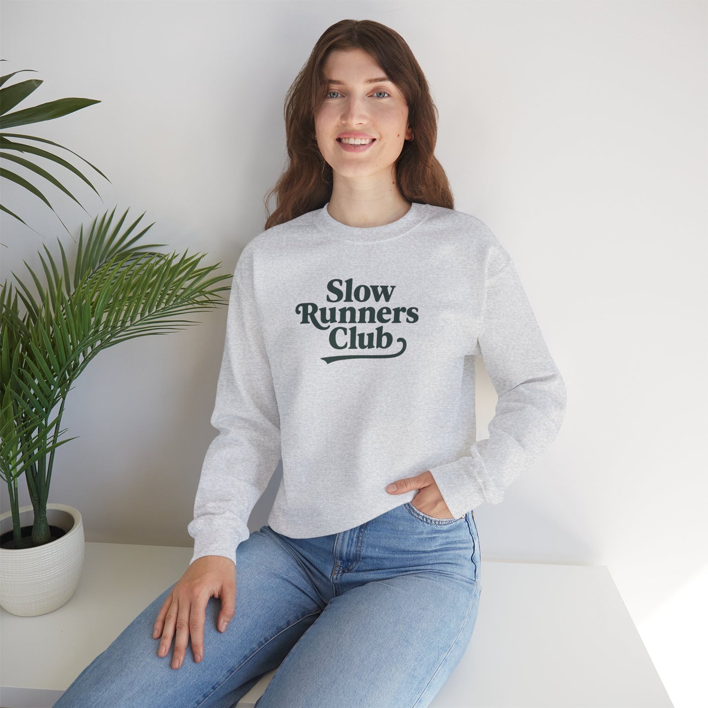 Slow Run Club Unisex Crewneck