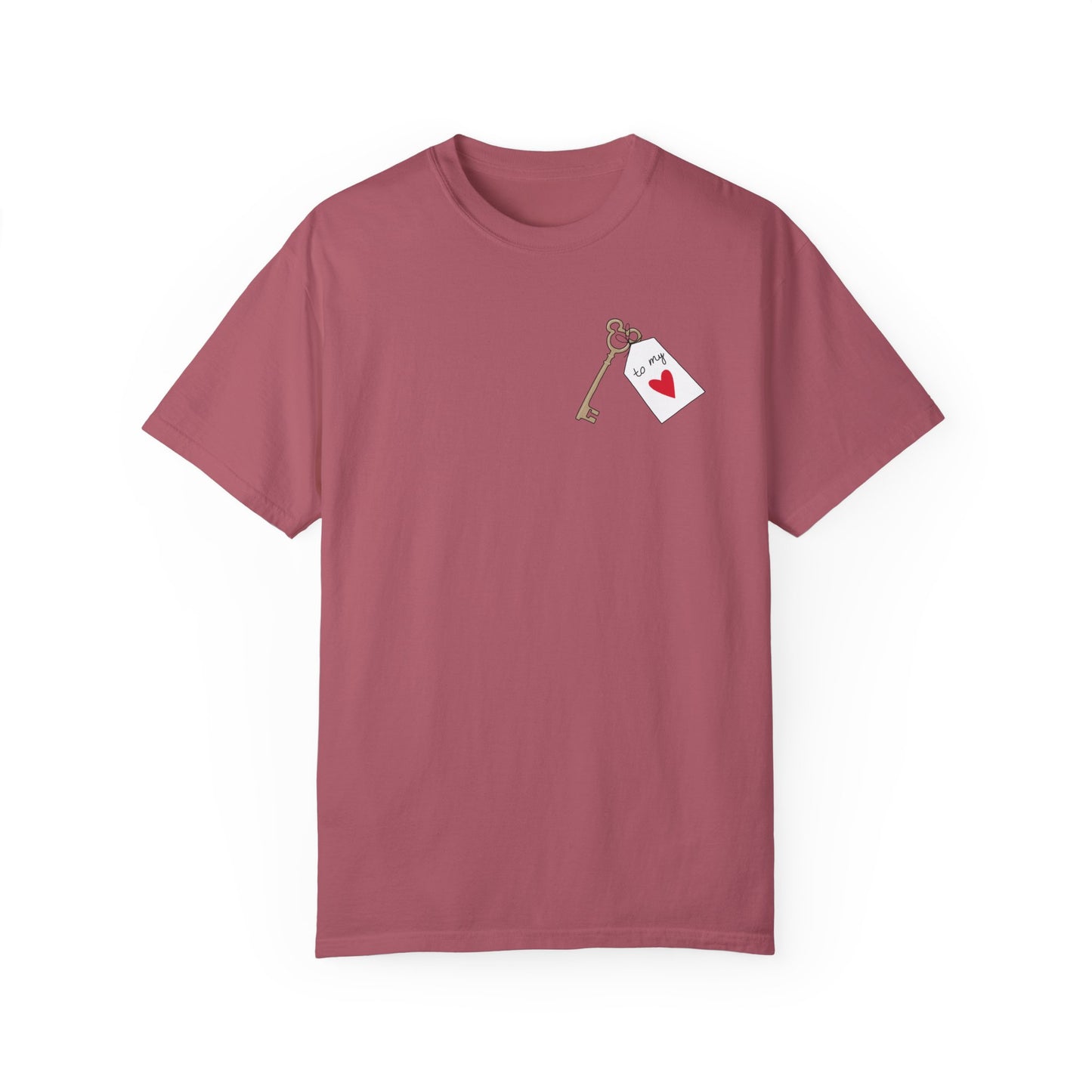 Key To My Heart Comfort Colors Tee