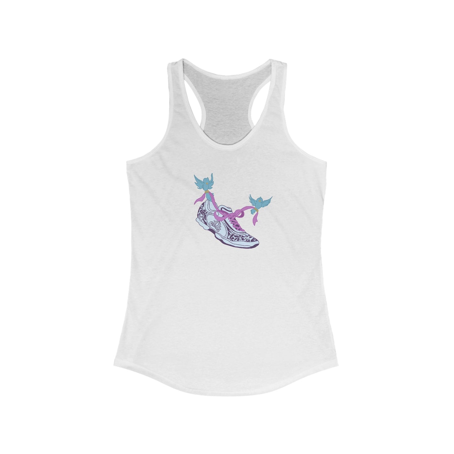 Glass Sneaker Women's Racerback Tank