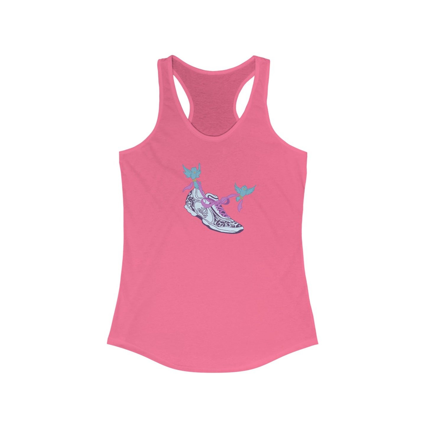 Glass Sneaker Women's Racerback Tank