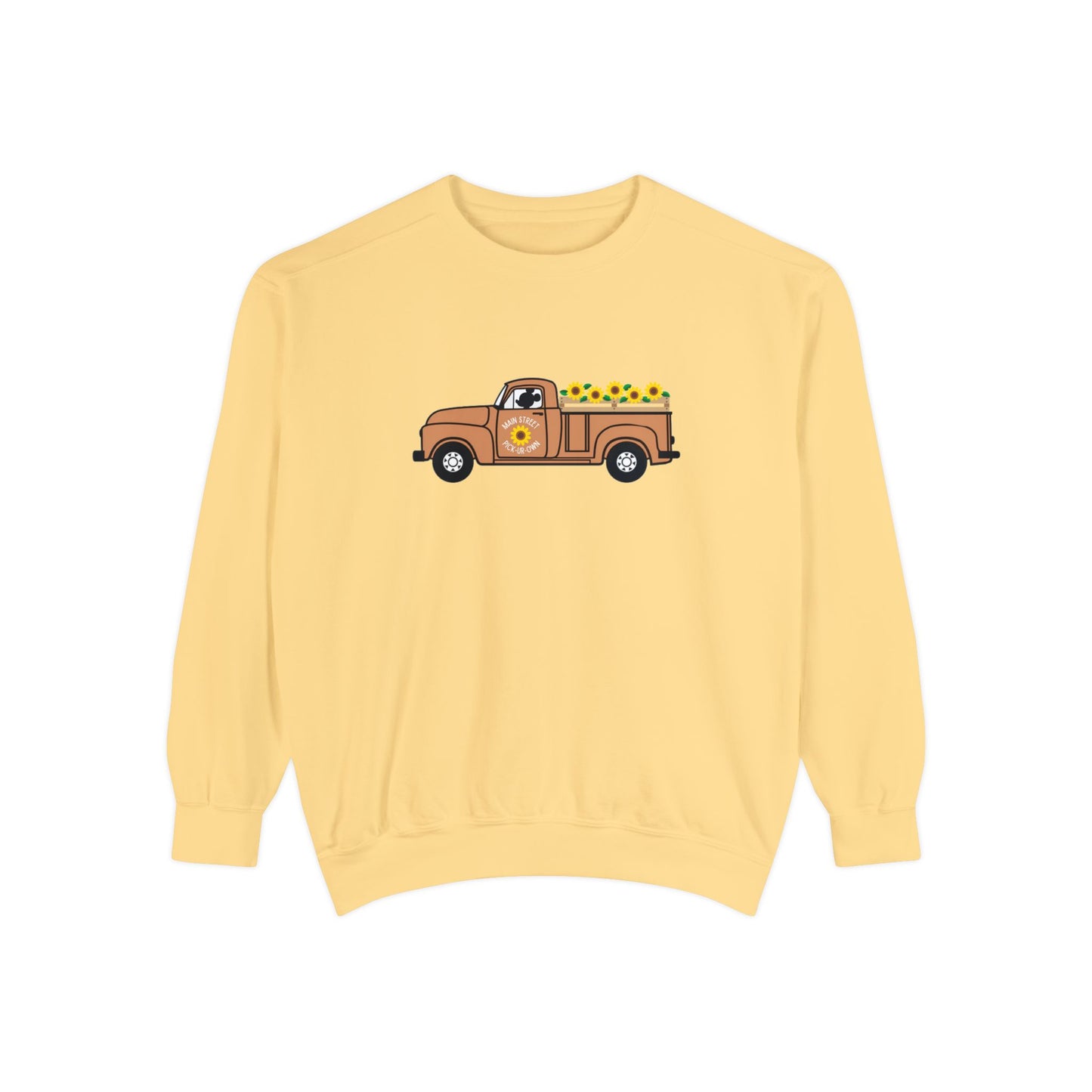 Sunflower Fields Comfort Colors Sweatshirt