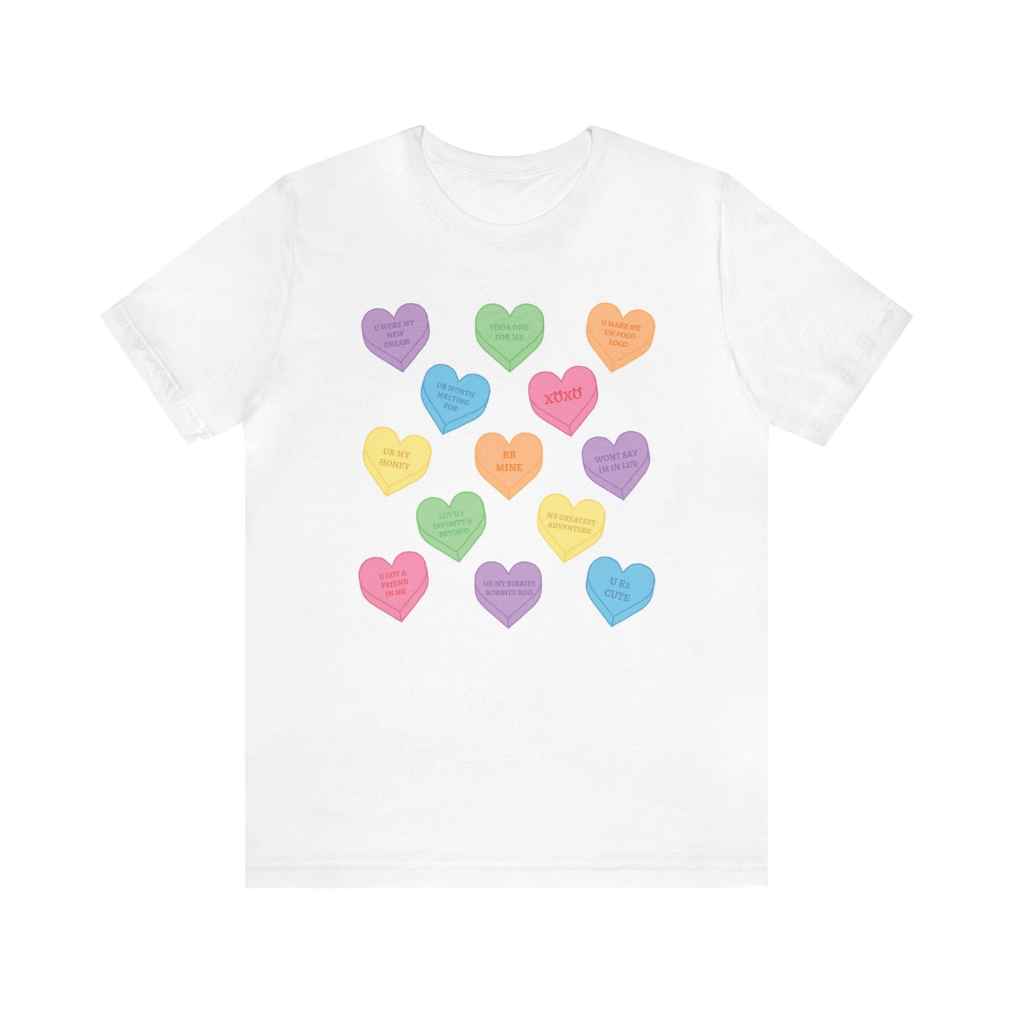 Conversation Hearts Unisex Tee