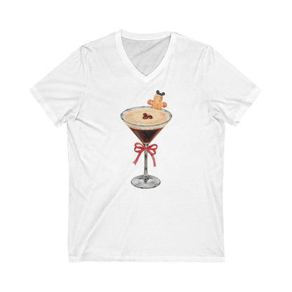 Merry Martini Women's V-Neck Tee
