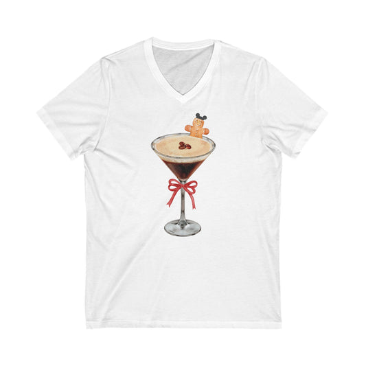 Merry Martini Women's V-Neck Tee