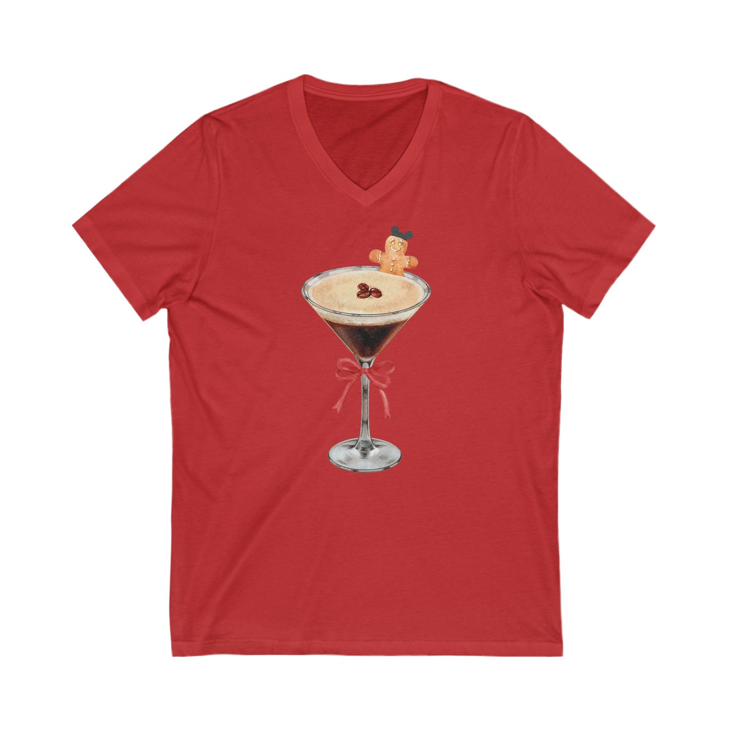 Merry Martini Women's V-Neck Tee